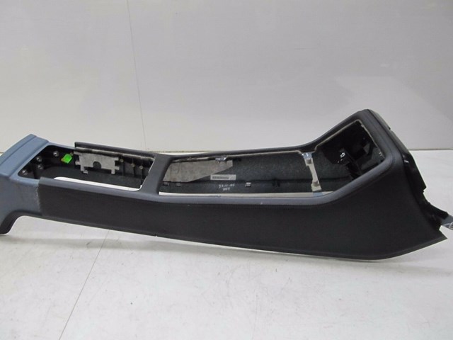 2004-2008 AUDI A8L W12 OEM FRONT FLOOR CENTER CONSOLE BLACK LEATHER