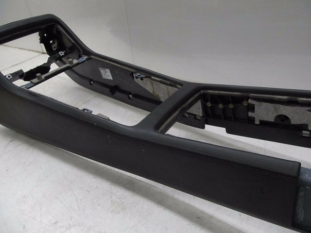 2004-2008 AUDI A8L W12 OEM FRONT FLOOR CENTER CONSOLE BLACK LEATHER