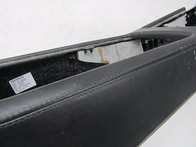 2004-2008 AUDI A8L W12 OEM FRONT FLOOR CENTER CONSOLE BLACK LEATHER