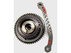 2009-2015 NISSAN 370Z COUPE OEM LEFT FRONT SPROCKET W/ CHAIN SET