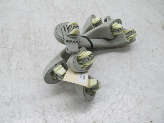  2004-2011 SAAB 9-3 OEM TOP OVERHEAD HANDLE GRIP BAR ASSEMBLY SET OF (4)