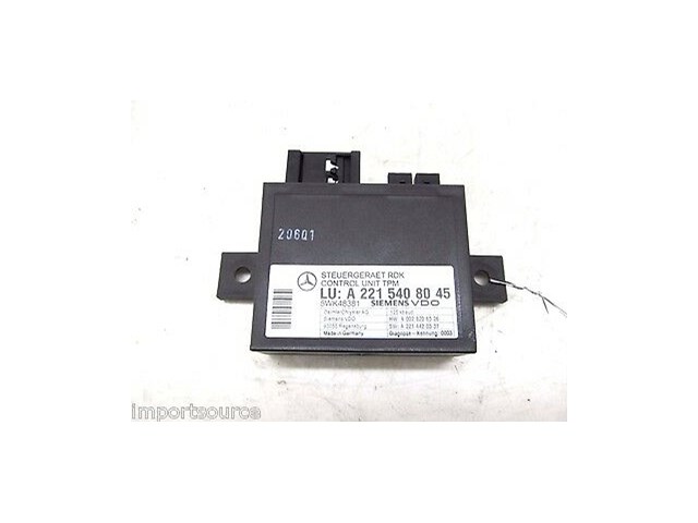 2007-2009 MERCEDES S550 W221 OEM RIGHT FRONT TPM CONTROL UNIT 2215408045