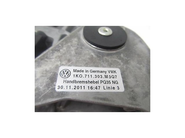 2008-2013 VOLKSWAGEN GTI MK6 OEM E BRAKE CONTROL PARKING BRAKE HANDEL ASSEMBLY 