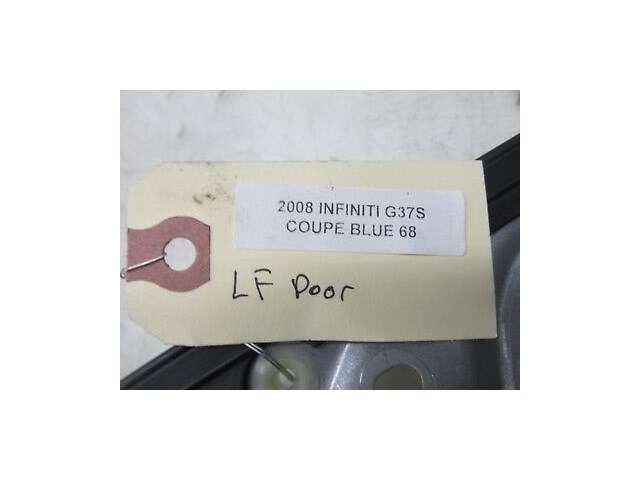 2008-2013 INFINITI G37S COUPE OEM LEFT DRIVER DOOR TOP CORNER SUPPORT GUIDE