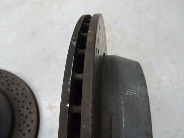 2013-2015 PORSCHE BOXSTER 981 OEM REAR BRAKE DRILLED ROTORS SET PAIR 8,065 MILES