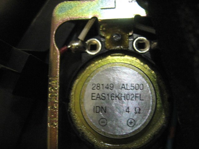 06 Infiniti G35 LH Driver Sail Panel /W Tweeter 28149 AL500 R16773