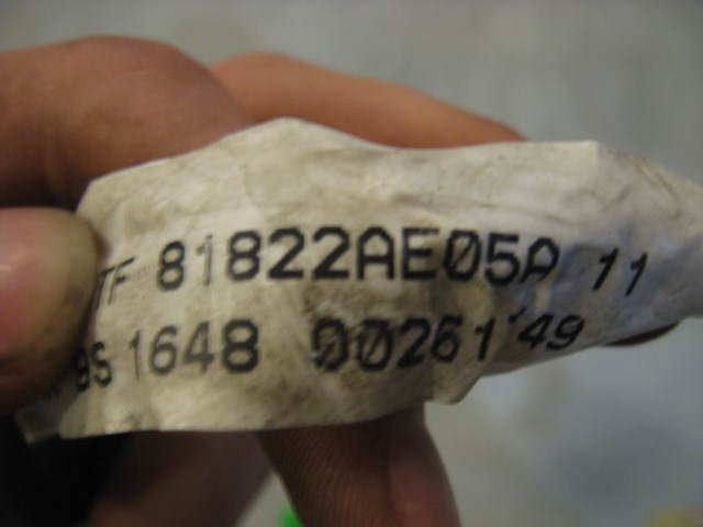 00 Subaru LEGACY Rear RH Door Wire Harness 81822AE05A R12201