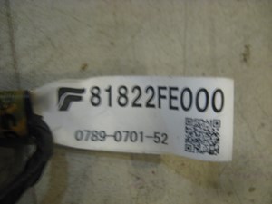 03 Subaru IMPREZA WRX Rear RH Door Wire Harness 81822FE000 R12486