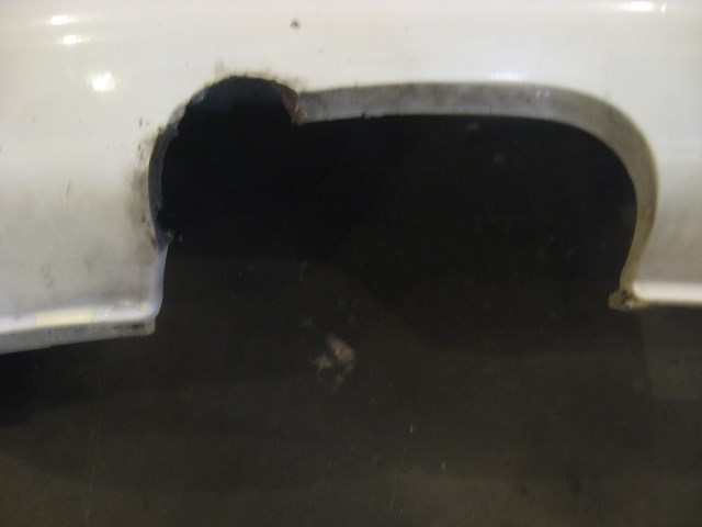 95 Nissan 240SX White Rear Bumper Cover  R12594