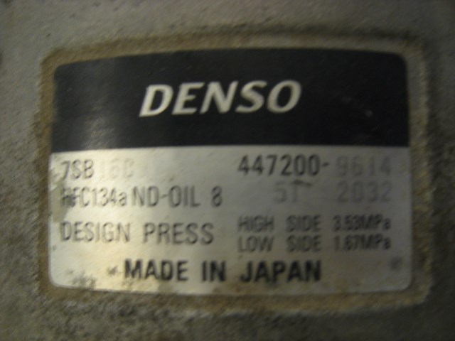 99 Porsche BOXSTER AC Compressor  R12693