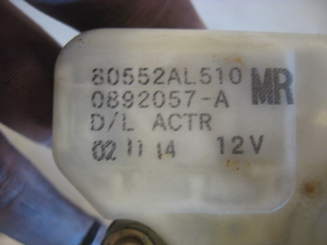 03 Nissan 350Z RH Door Lock Actuator 80552AL510 R12775
