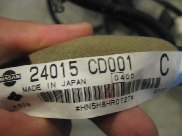 03 Nissan 350Z Rear Body Wire Harness 24015 CD001 R12938