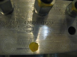 11 Nissan 370Z ABS Pump 47660 1TG0A R13087