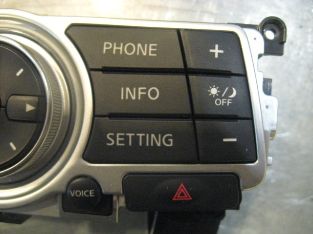 08 Infiniti G37 Navigation Control Switch Assy 28395 JK65B R17440