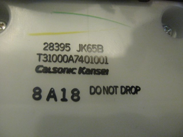 08 Infiniti G37 Navigation Control Switch Assy 28395 JK65B R17440