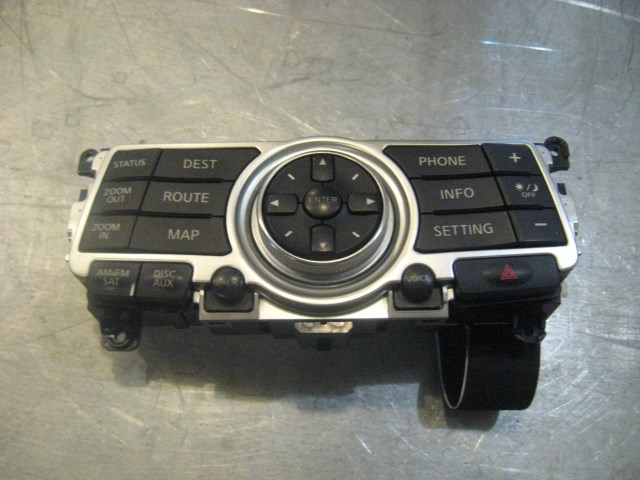 08 Infiniti G37 Navigation Control Switch Assy 28395 JK65B R17440