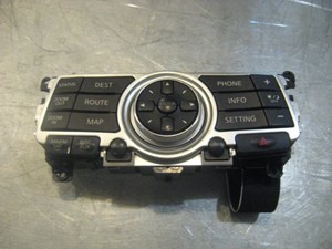 08 Infiniti G37 Navigation Control Switch Assy 28395 JK65B R17440