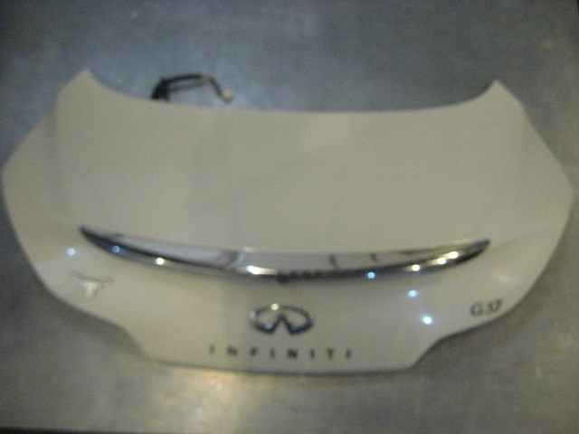 08 Infiniti G37 Coupe Trunk Lid /W Back Up Cam  R17468
