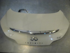 08 Infiniti G37 Coupe Trunk Lid /W Back Up Cam  R17468