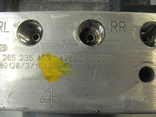 08 Infiniti G37 Coupe Non Sport ABS Pump Module 47660 JL00A R17546