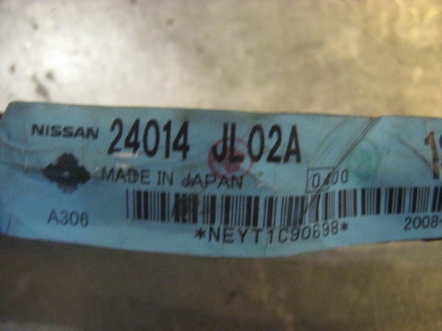 08 Infiniti G37 Rear Body Wiring Harness 24014 JL02A R17565