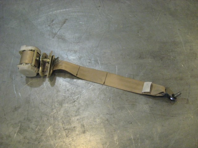08 Infiniti G37 Coupe Tan Rear LH Seat Belt  R17571