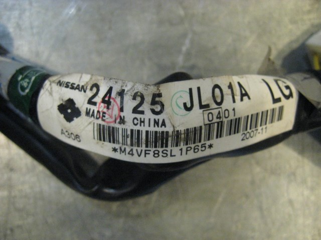 08 Infiniti G37 LH Dor Wiring Harness 24125 JL01A R17597
