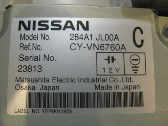 08 Infiniti G37 Rear Camera Control Unit 284A1 JL00A R17687