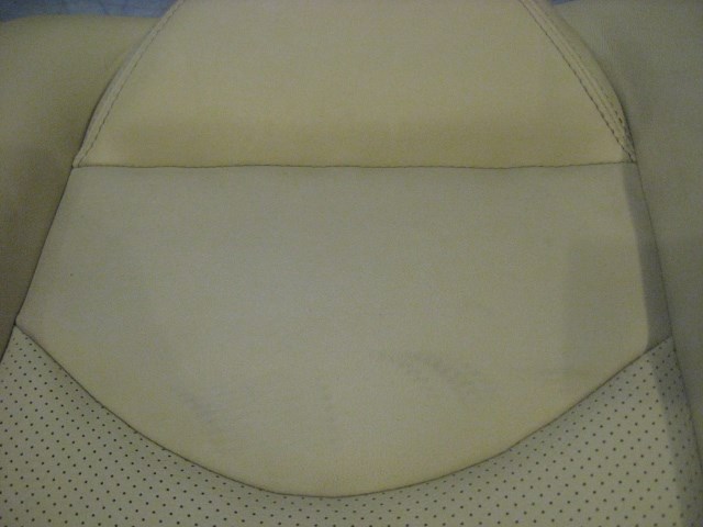 08 Infiniti G37 Coupe Rear Tan Seat Back  R17693