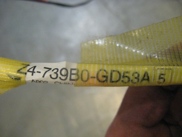 08 Infiniti G37 Coupe Dome Lamp Wiring Harness  R17864