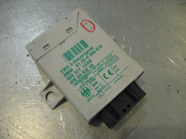 04 BMW M3 Anti Theft Control Module 61356905670 R18122