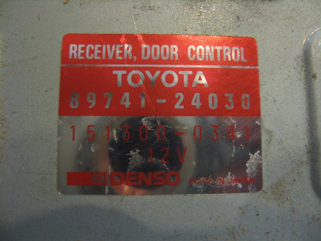 93 Lexus SC400 Receiver Door Contol 89741-24030 R4335