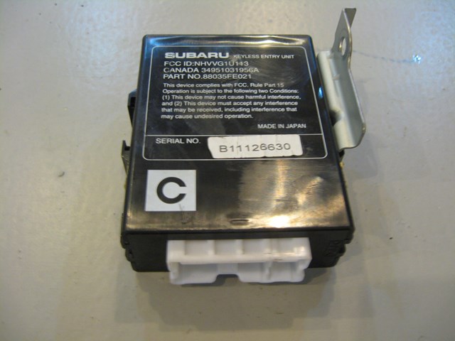 02 Subaru IMPREZA WRX keyless entry 88035FE021 R4669