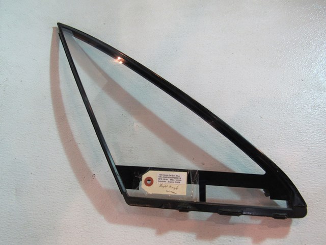94 Honda DEL SOL Rear RH Quarter Window Glass  R6205