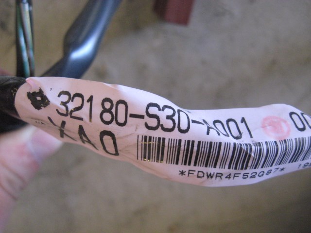 00 Honda PRELUDE A/C Climate Control Harness 32180 S30 A001 R13271