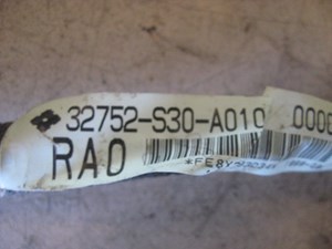 00 Honda PRELUDE RH Passenger Door Harness 32752 S30 A010 R13379