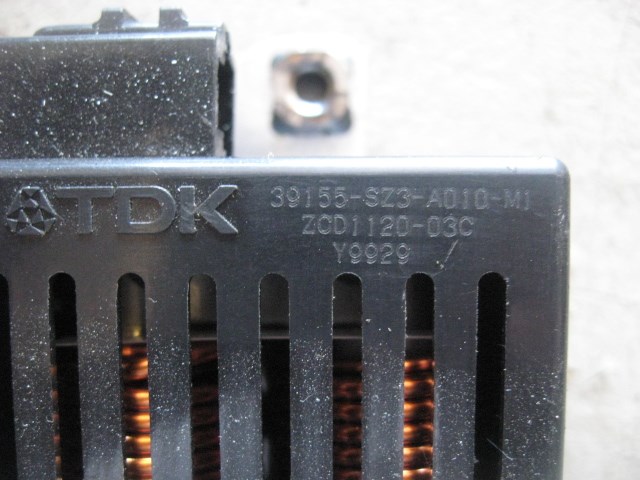 00 Honda PRELUDE Rear Defrost Relay 39155 SZ3 A010 R13398