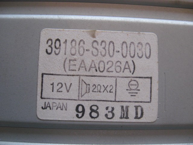 00 Honda PRELUDE Rear Speaker Amp 39186 S30 0030 R13403