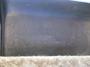 00 Honda PRELUDE Rear RH C Pillar Trim 84131 S30 A000 R13427