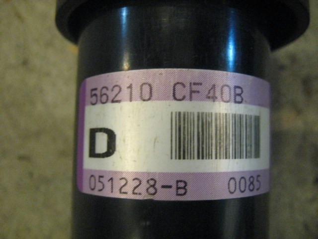 2006 Nissan 350Z Rear RH Strut Shock Absorber OEM 56210 CF40B R13900