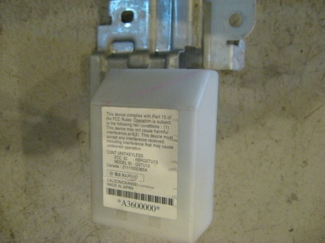 06 Nissan 350Z Keyless Control Unit 28595 CF010 R13986