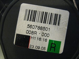 06 Audi S4 AUDI Front RH Seat Belt Assembly  R14053