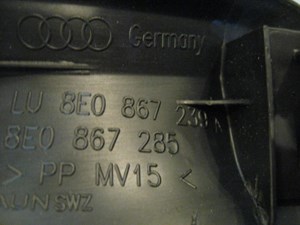 06 Audi S4 AUDI LH Driver Lower B Pillar Trim Panel 8E0 867 285 R14107