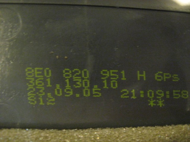 06 Audi S4 AUDI Center Dash Vents 8E0 820 951 R14228