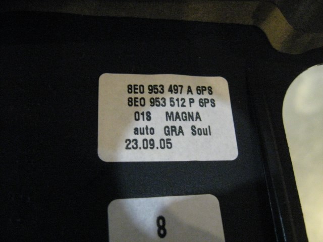 06 Audi S4 AUDI Lower Steering Column Trim Cover 8E0 953 512 R14245