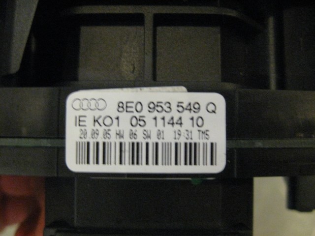 06 Audi S4 AUDI Column Switch /W Clock Spring  R14254