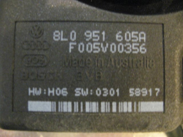 06 Audi S4 AUDI Alarm Horn 8L0 951 605 R14257
