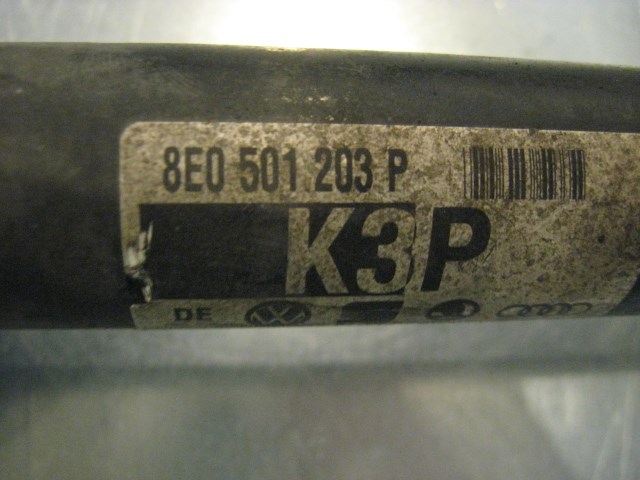 06 Audi S4 AUDI Rear LH Axle Shaft Assy 8E0 501 203 R14312