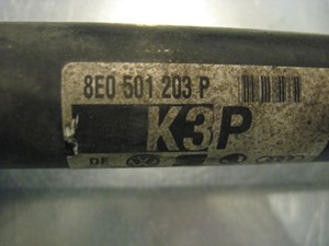 06 Audi S4 AUDI Rear LH Axle Shaft Assy 8E0 501 203 R14312