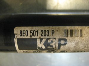 06 Audi S4 AUDI Rear RH Axle Assembly 8E0 501 203 R14319